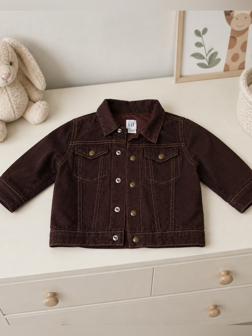Gap Faux Brown Suede Jacket